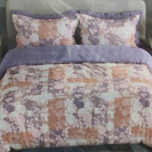 Raymond Home 104 TC Cotton King Floral Flat Bedsheet