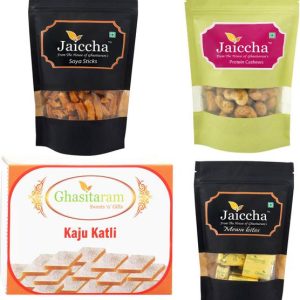 Ghasitaram Gifts Sweets-Best of 4 Kaju Katli, Mewa Bite...