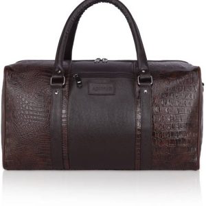 Adnani 40 L Hand Duffel Bag - PU LEATHER DUFFLE BAG, CROCODILE...