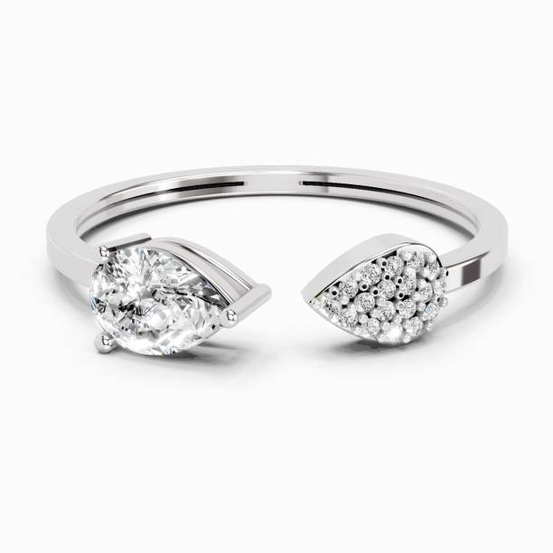 Sparkles Lab Grown Diamond 14kt Diamond White Gold ring