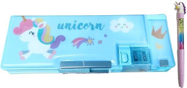 TECHNOCHITRA Unicorn Glossy Printed Dual Space Art Plas...