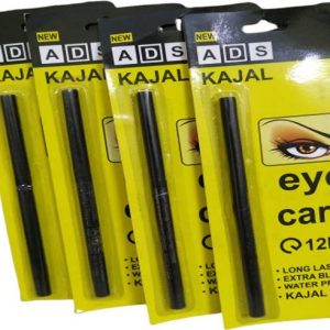 ads kajal Long Lasting Extra Black Waterproof combo pac...