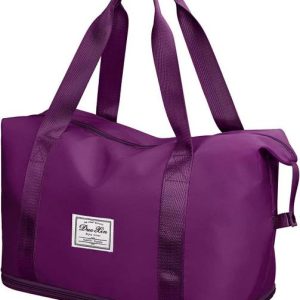 Flywind Expandable Waterproof Travel Duffle Weekender B...