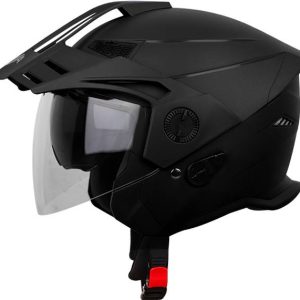 Steelbird SBH-23 AVA Dual Visor Dashing Black Motorbike...