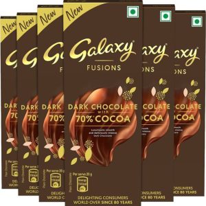 GALAXY Fusions Dark With 70% Cocoa Chocolate Bars