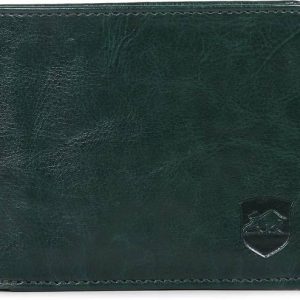 SAMTROH Men Casual Green Artificial Leather Wallet - Mini
