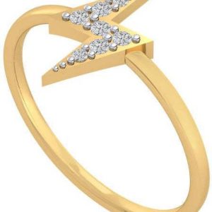 Diamtrendz Jewels Certified Real Diamond Lightning 18kt...