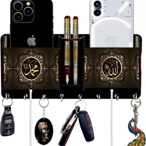 SK PARO Alla wood key holder for home decor and office ...