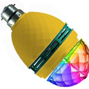 Sulfur New Collection LED Crystal Rotating Bulb Magic D...
