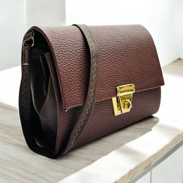 Skorpio Brown Women Sling Bag Classy Stylish Sling Bag With lon...