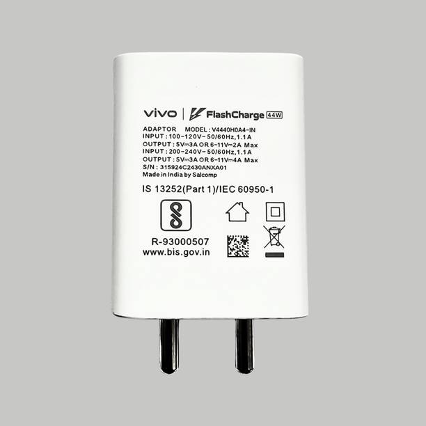 vivo 44 W VOOC 4 A Wall Charger for Mobile with Detacha...