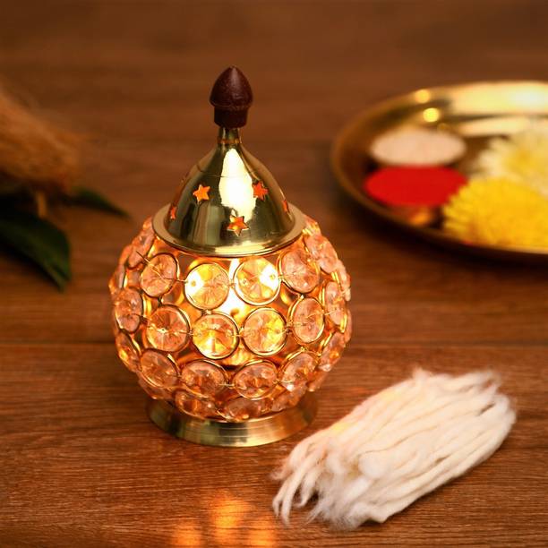Flipkart SmartBuy Crystal Diya For Diwali Decoration It...