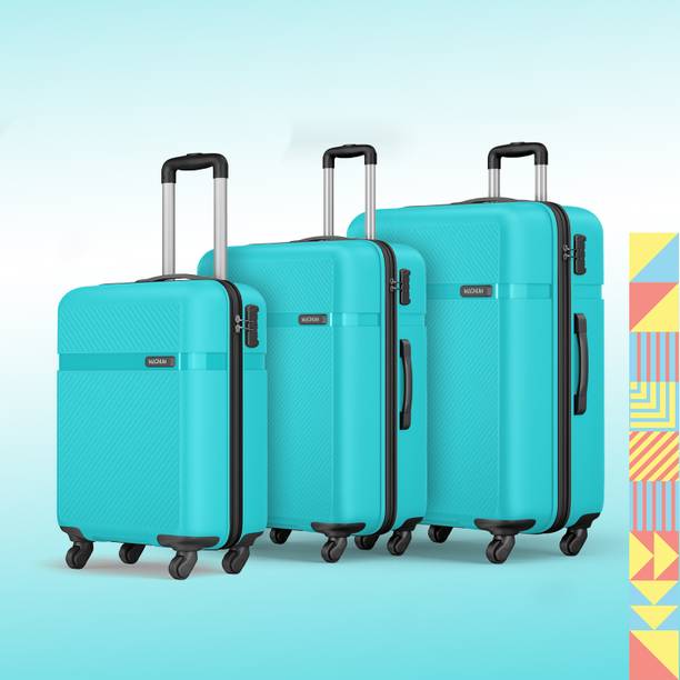 Safari Hard Body Set of 3 Luggage 4 Wheels - Magnum Fury Set o...