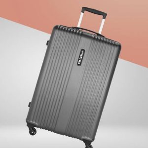 KILLER Large Check-in Suitcase (73 cm) 4 Wheels - STRING - Sil...