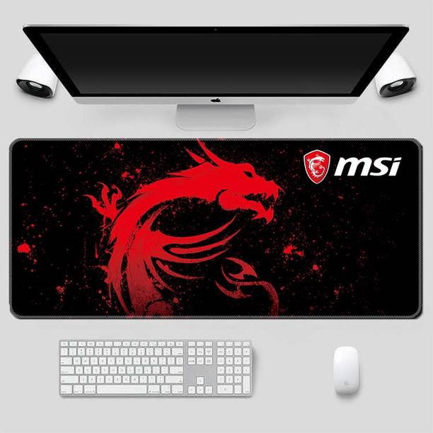 PEARIVE Premium Black & Red Anti-Slip Deskspread Extend...