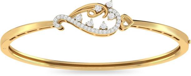 PC Jeweller The Isleenika Yellow Gold 18kt Diamond Brac...