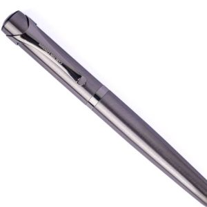 CARLTON LONDON Gunmetal Grey Executive Ball Pen Brushed...
