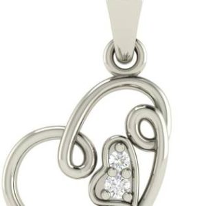 avsar Ash 18kt Diamond White Gold Pendant