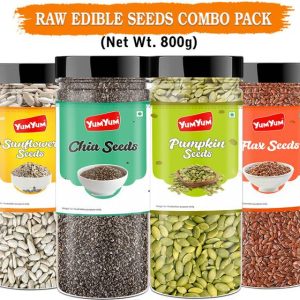 YUM YUM Healthy Roasted Seeds Combo Pack(Chia,Sunflower...