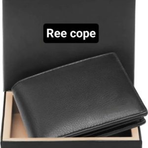 ree cope Men Trendy, Casual, Formal Black Genuine Leather RFID ...