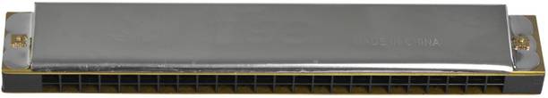 Bal samrat Mouth Organ Harmonica Steel Key C Silver 24 ...