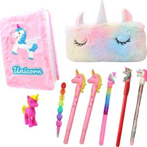 Urban Festivities Unicorn Stationery Combo 9 Pcs- Unico...