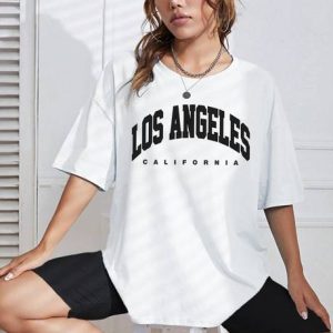 BEING WANTED Women Printed Round Neck Pure Cotton White T-Shirt