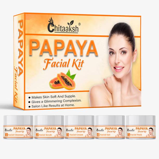 CHITAKSH Papaya Facial Kit for Glowing Skin – Brighteni...