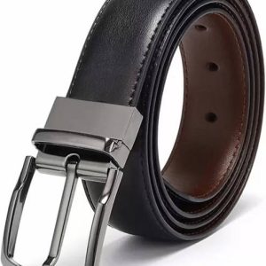 KAEZRI Men Evening, Party, Formal, Casual Black Artificial Lea...