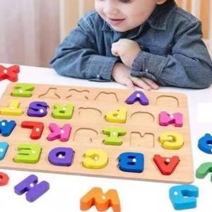 FRONY Wooden Educational Creative learning A To Z Engli...
