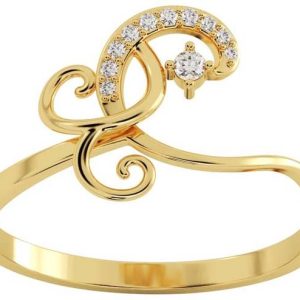 avsar AVR1078YA 18kt Diamond Yellow Gold ring
