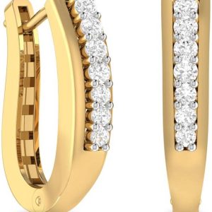 PC Jeweller The Iora Yellow Gold 18kt Diamond Clip-on E...