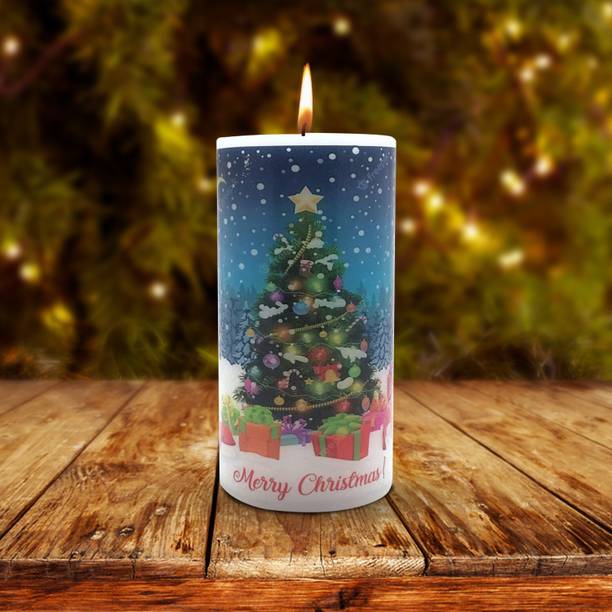 AuraDecor Unscented Merry Christmas Tree (Size:-3*6 Inc...