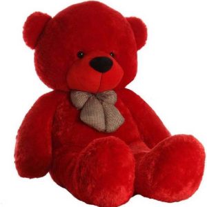 TeddyWala BB SOFT TOYS 4 FEET TEDDY BEAR RED COLOR - 1...