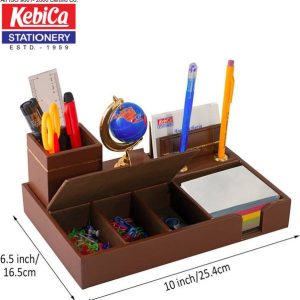 Kebica 5 Compartments Faux Leather Model-604 Best Quali...