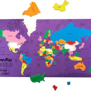 Imagimake Mapology World Map & Its Countries- Learning ...