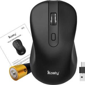 Koaty Value USB C Mouse WM315 Wireless Ambidextrous Opt...