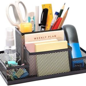 KARTUNBOX 3 Compartments PLASTIC PEN STAND