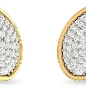 PC Jeweller The Dayina Yellow Gold 18kt Diamond Stud Ea...