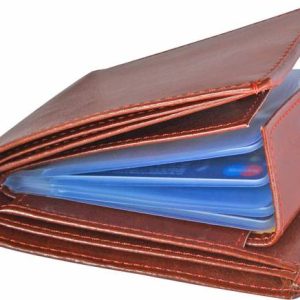 PROVOGUE Men Formal Brown Artificial Leather Wallet