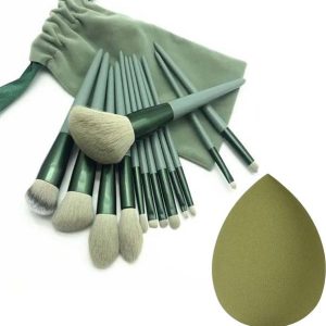 Aternal Makeup Brush Sets - 12 Pcs Brown Makeup Brushes...