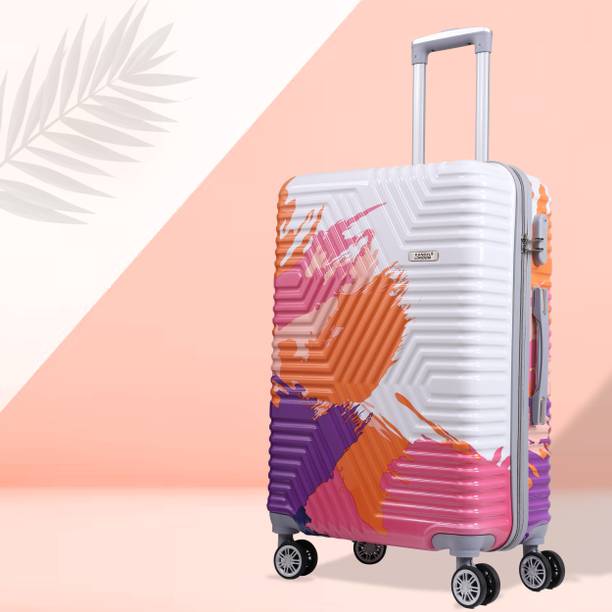 Kandel London Medium Check-in Suitcase (66 cm) 8 Wheels - Hard Sided ...