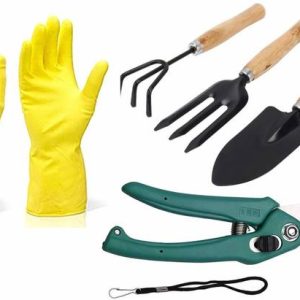 Unique Collection Hub garden tools set rollcut cutter a...
