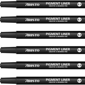 Aristo Pigment Liner | 0.1, 0.2 & 0.3mm | Light & Water...