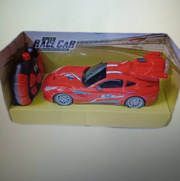 SJVJ speed race car with light smoke