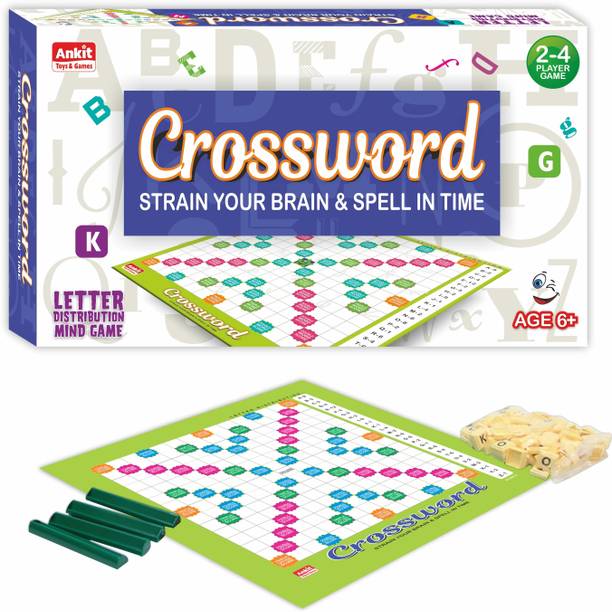 Ankit Toys & Games Crossword Board Game | English Word ...