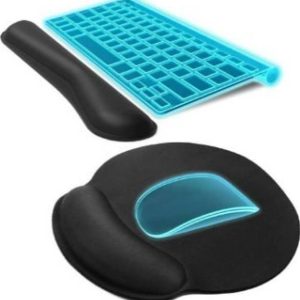 COZYZORO Non-Slip Mouse Mat and Keyboard Wrist Non Slip...