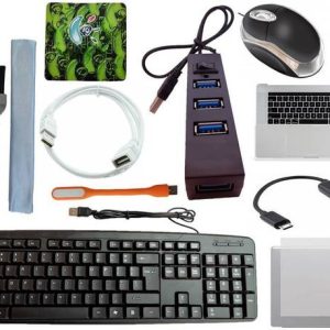 ANJO Keyboard-LED Mouse-Pad-2.0 Hub-3in1 Cleaner-OTG Mi...