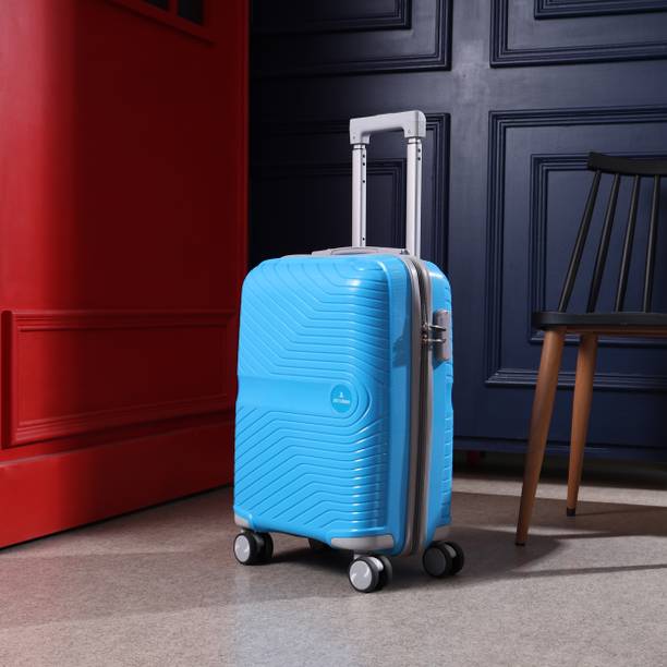 JACY LONDON Small Cabin Suitcase (57 cm) 8 Wheels - Hard Sided ABS ...