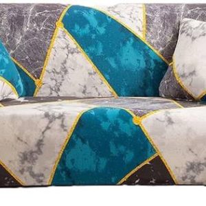 TURIYA Polyester, Polycotton Floral 3 Seater Sofa Cover